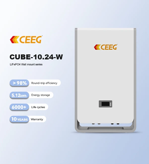 Ceegsun LiFePO4 Lithium Wall Mount Series  10.24kwh 51.2v 200ah Picture 1