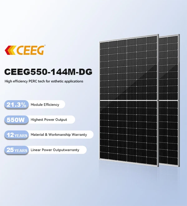 Ceegsun 550-DG Watt Monocrystalline Solar Panel Picture 1